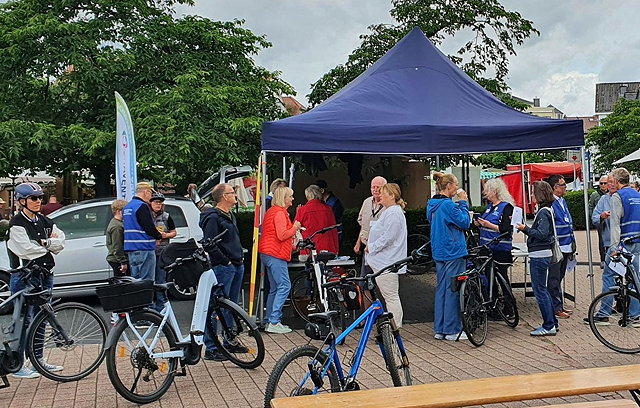 Gelungener Auftakt beim „Stadtradeln“