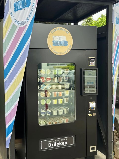 Venezia-Eis jetzt auch am Hotel Dreispitz